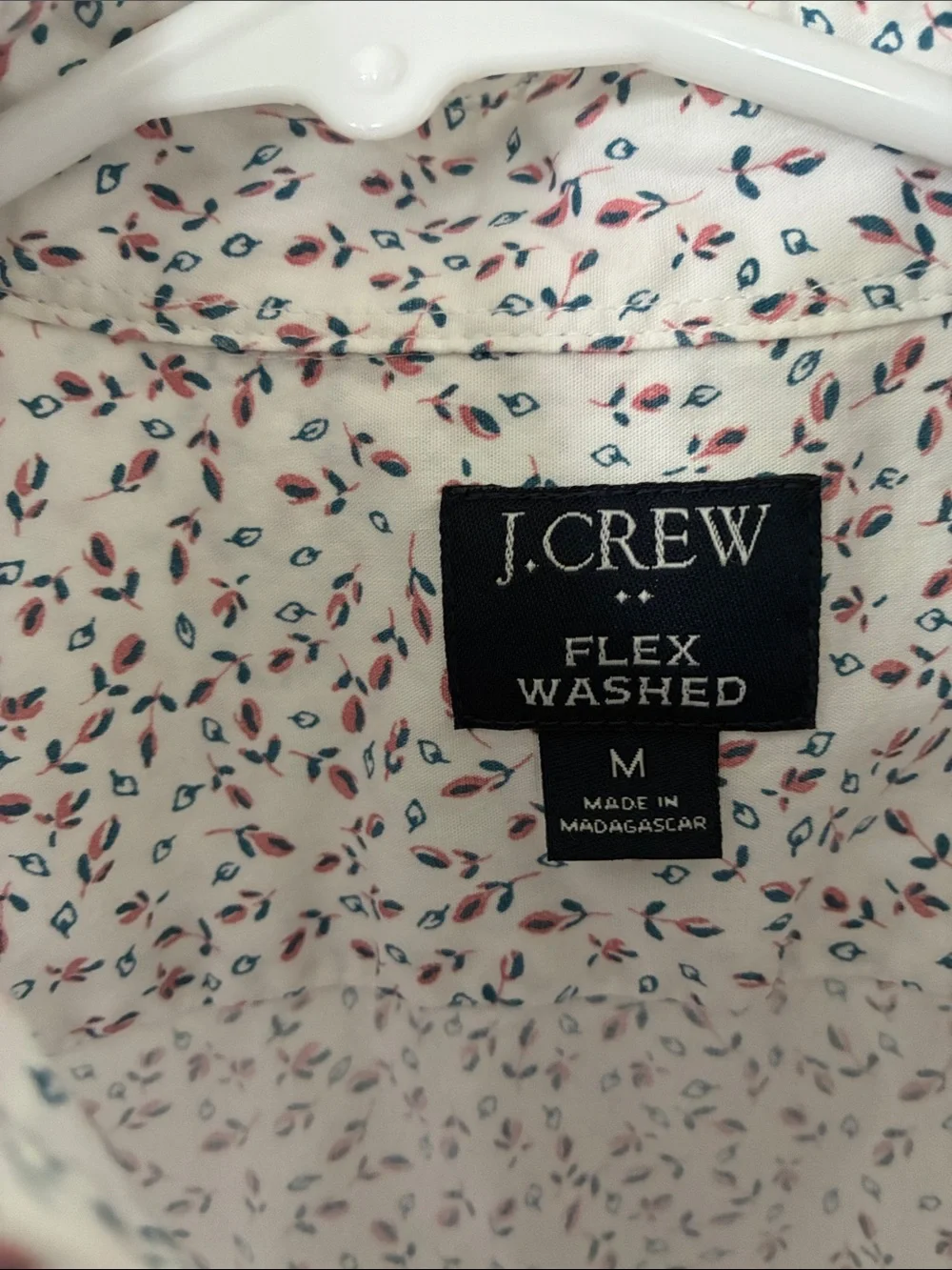 J.Crew flex washed short sleeve shirt